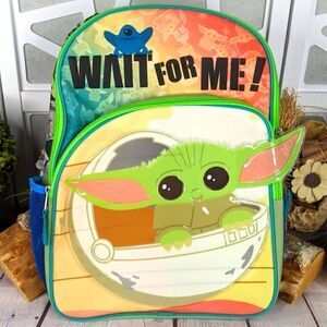 Star Wars: The Mandalorian Grogu 16" Backpack Wait for Me